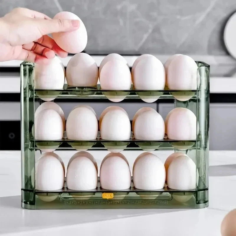 Egg Holder with Side Door, Egg Storage Container