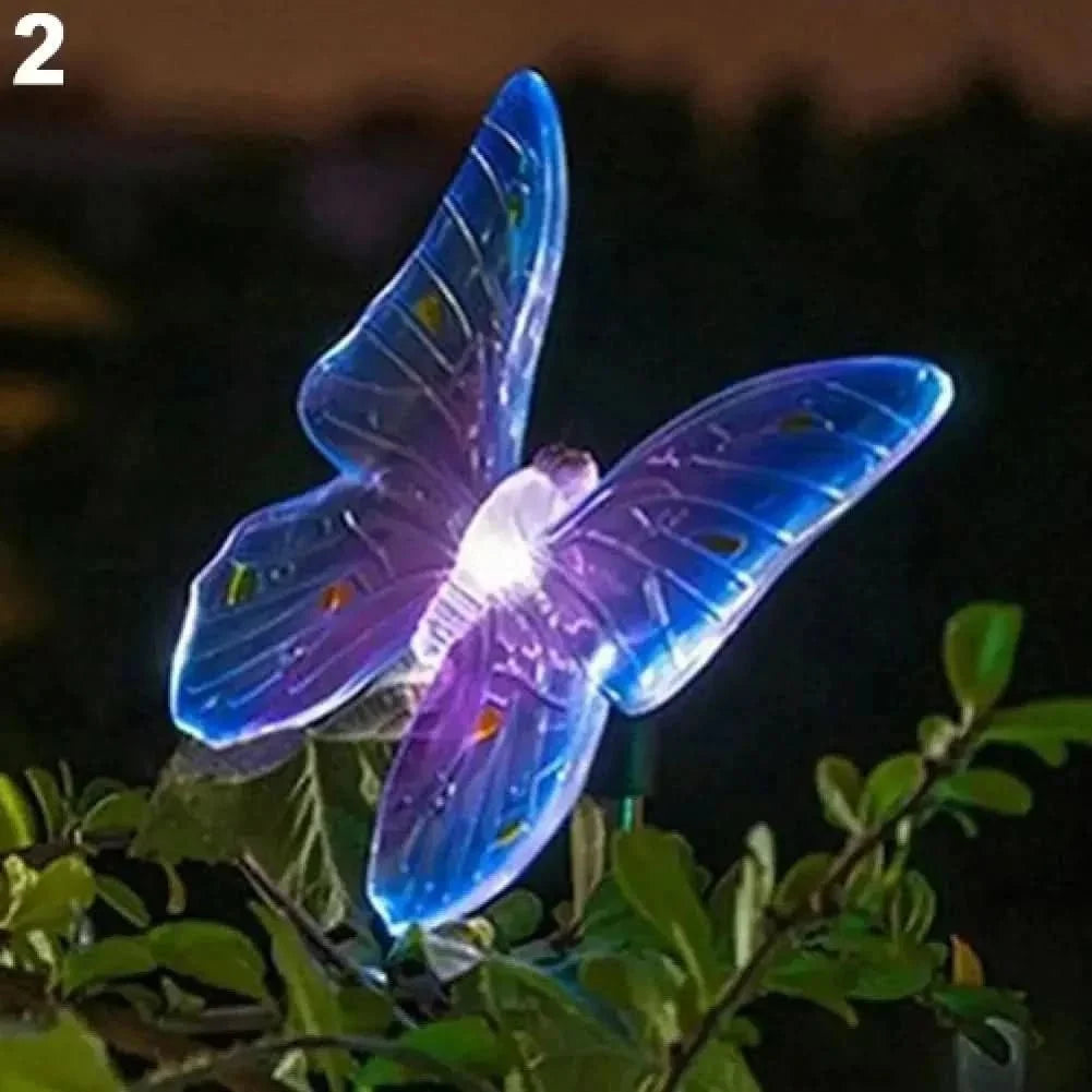 Solar Garden Lights, Butterfly Solar Light Stake – image 5