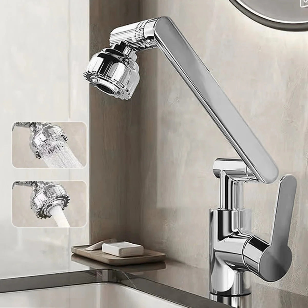 Kitchen Taps with 360 Rotating Robotic Arm, Kitchen Mixer Tap with Bubble and Shower Spray – image 8