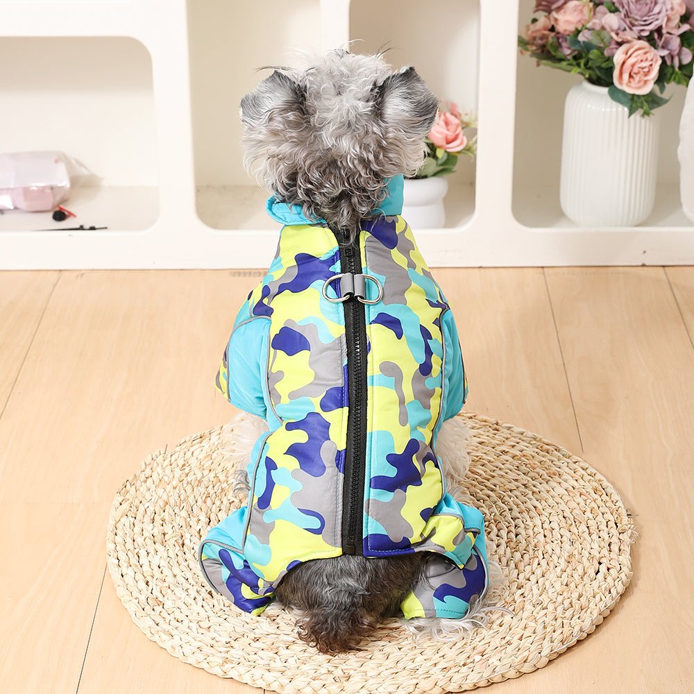 Dog Coat for Winter, Warm Winter Jacket for Dogs with Reflective Stripes, Water Repellent Dog Raincoat, Dog Clothes_01