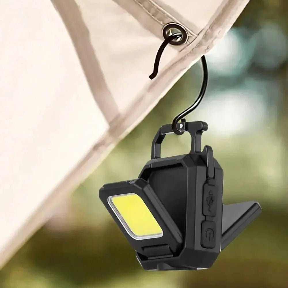 Keyring Torch, Rechargeable Torch with 5 Modes