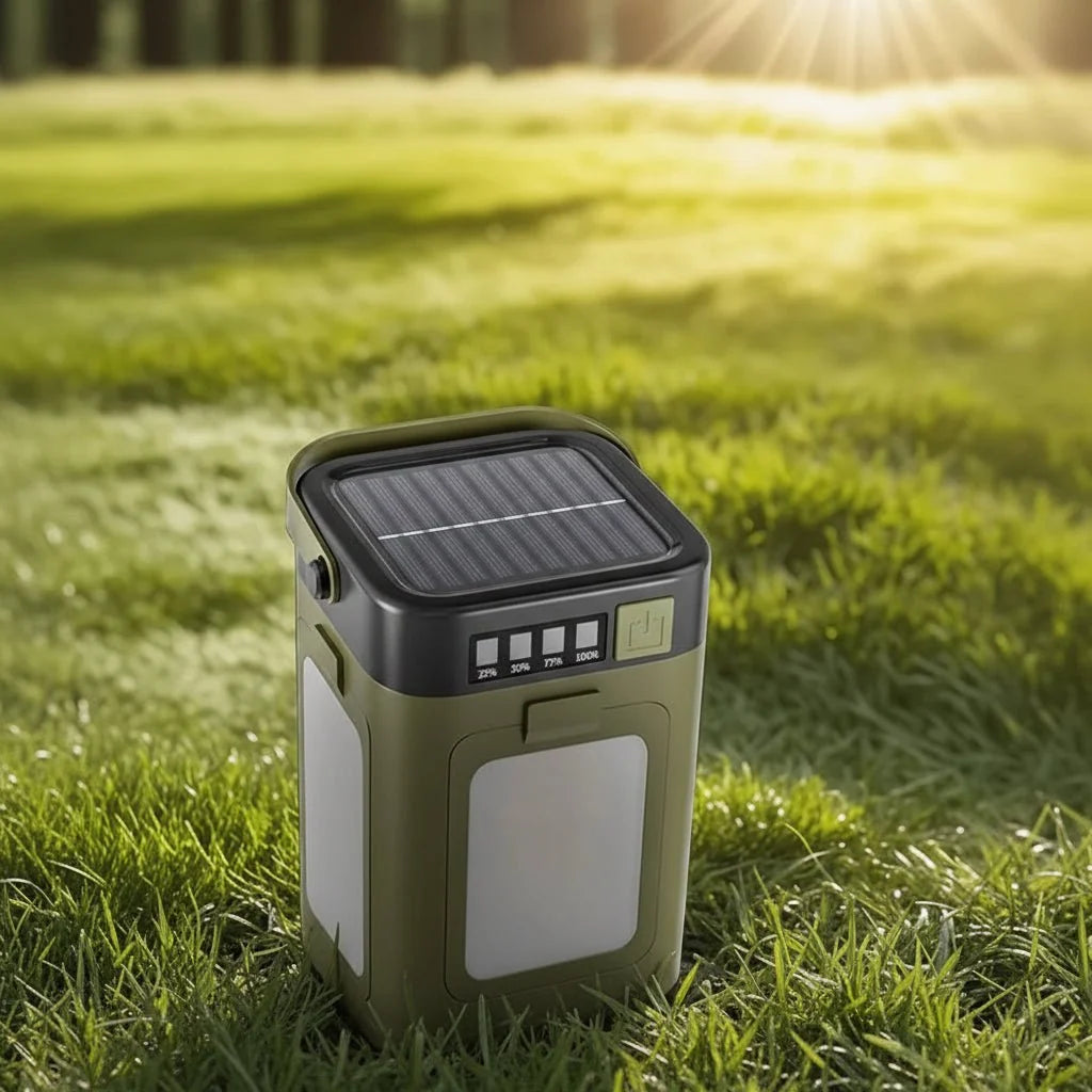 Camping Lantern, Solar Lantern Outdoor with 6 Light Modes, Foldable Camping Lights, Solar Lights for Tent and Emergency_02