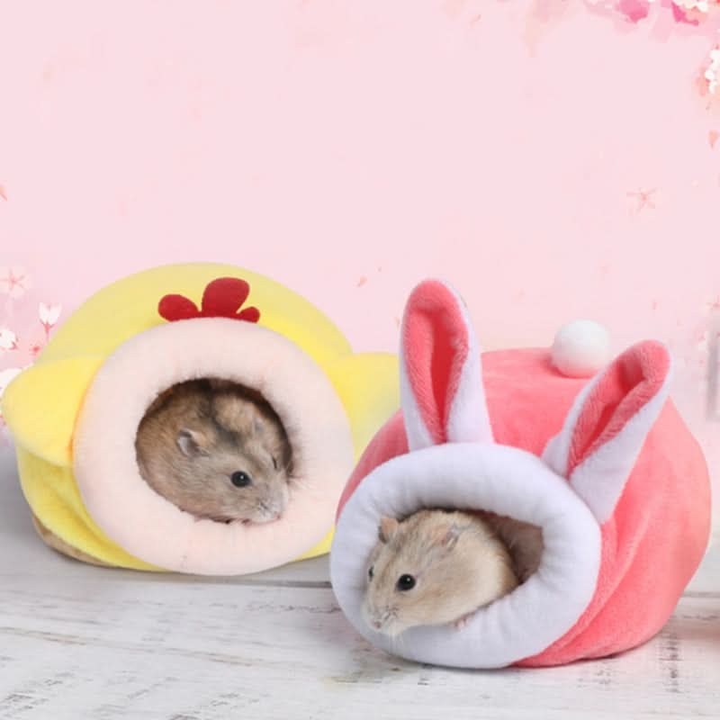 Hamster House for Cage, Soft Hamster Bed and Hideaway for Dwarf Hamsters, Small Animal House for Mice