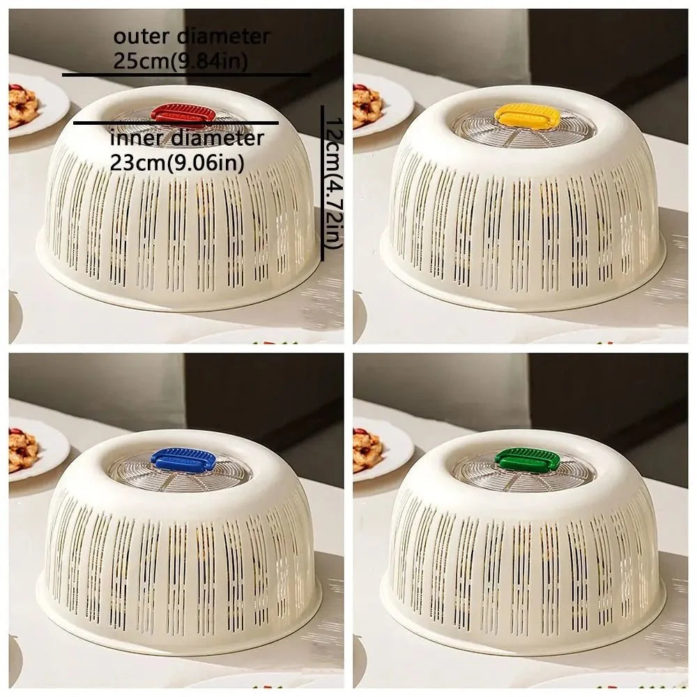Food Covers, Breathable Fly Cover for Food, 2 in 1 Colander, Draining Basket for Fruit and Vegetables_09