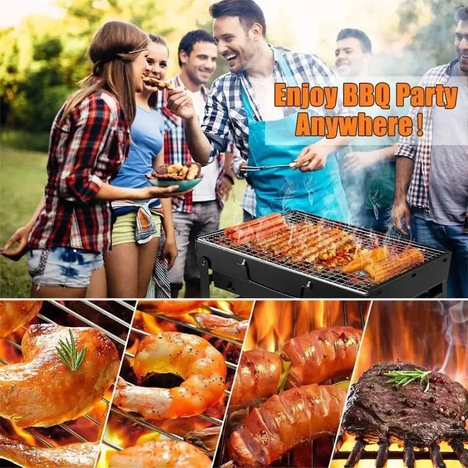 Charcoal BBQ, Foldable Stainless Steel BBQ – image 5