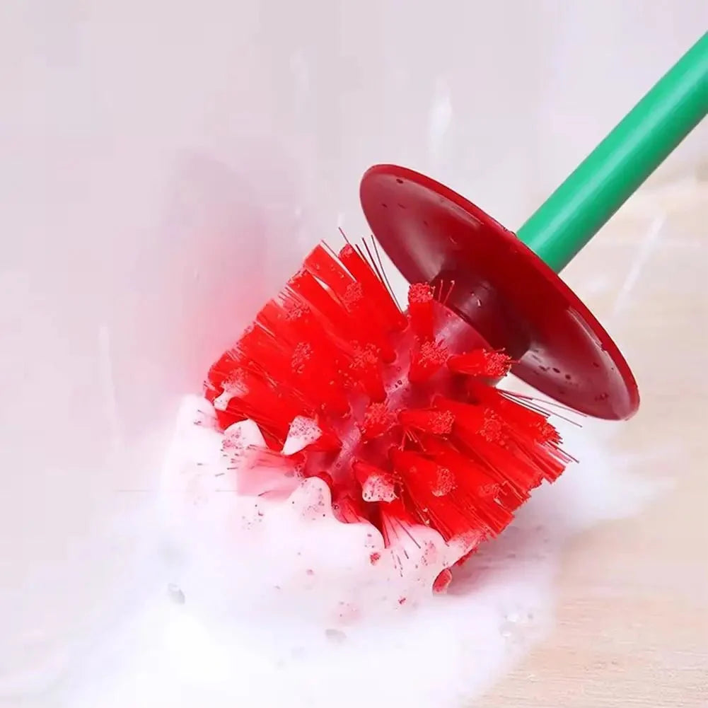 Toilet Brush with Holder, Bathroom Accessories for Toilet Cleaning