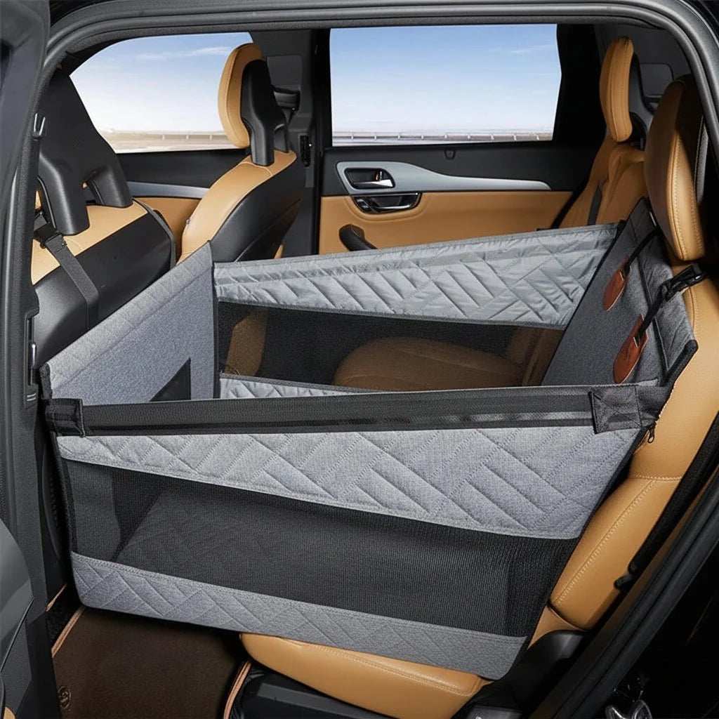 Dog Car Seat Cover with Reinforced Sides, Waterproof Car Seat Cover for Dogs, Car Pet Protector with Non Slip Bottom_05
