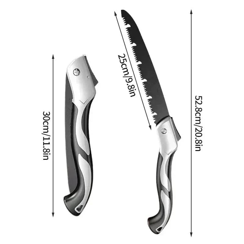 Folding Hand Saw, Pruning Saw for Tree Branches, Foldable Garden Saw with Non Slip Handle, Garden Tools for Pruning_08