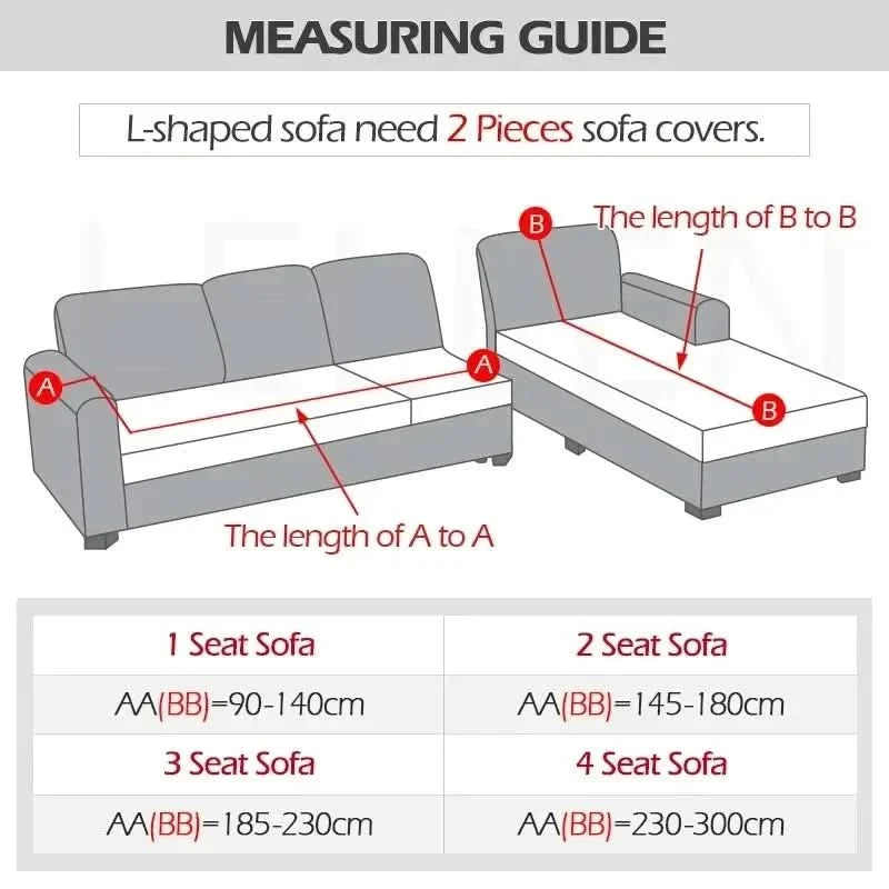 Sofa Covers 1 to 3 Seater, Stretch Velvet Sofa Slipcover with Non Slip Hold – image 24