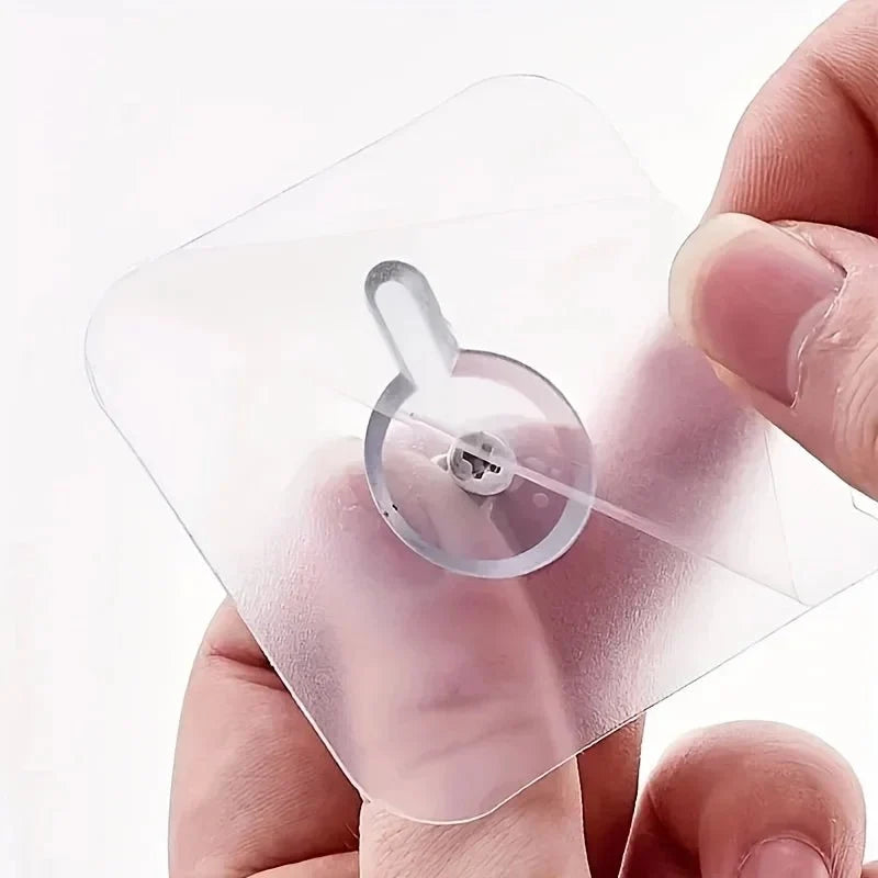 Adhesive Wall Hooks, 10 Pack Self Adhesive Hooks for Bathroom and Kitchen, Clear Sticky Hooks with No Drilling_06