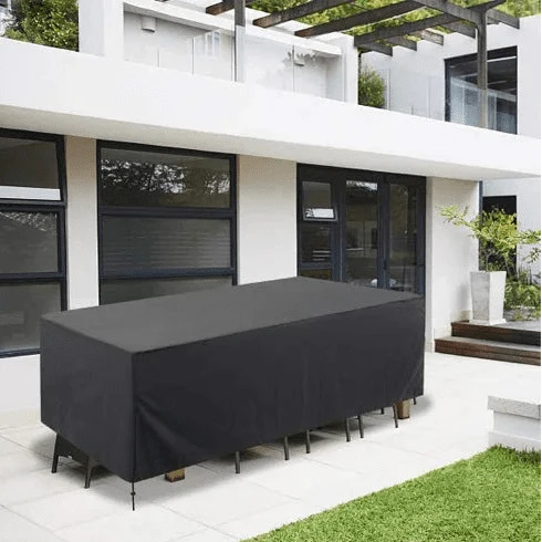 Garden Furniture Covers for Lounge and Dining Sets, Outdoor Furniture Cover with Straps, Patio Furniture Cover_03