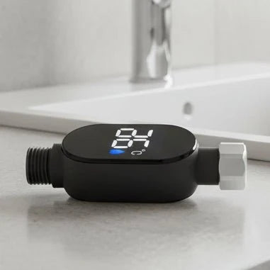 Bath Thermometer, Digital Water Thermometer with LED Display, Shower Thermometer, Water Temperature Gauge
