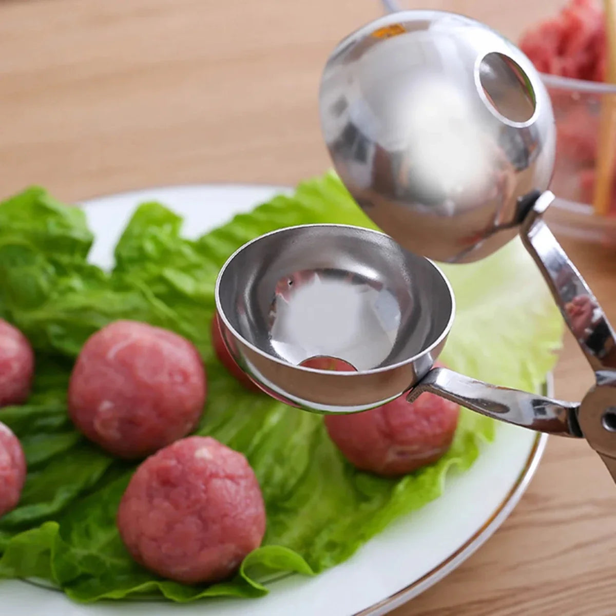 Stainless Steel Rice Ball Maker for Egg Balls, Kitchen Gadgets and Kitchen Accessories – image 4