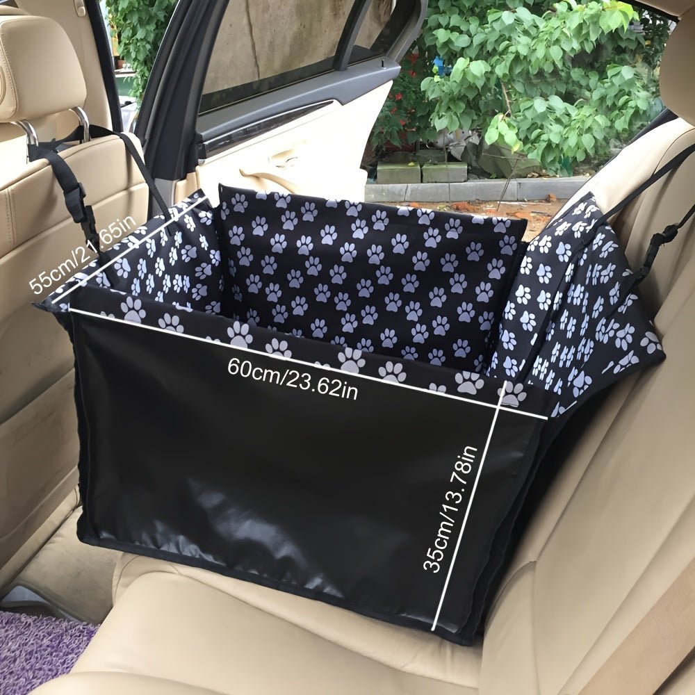 Dog Car Hammock for Back Seat, Rear Seat Cover for Dogs with 4 Nylon Straps – image 12