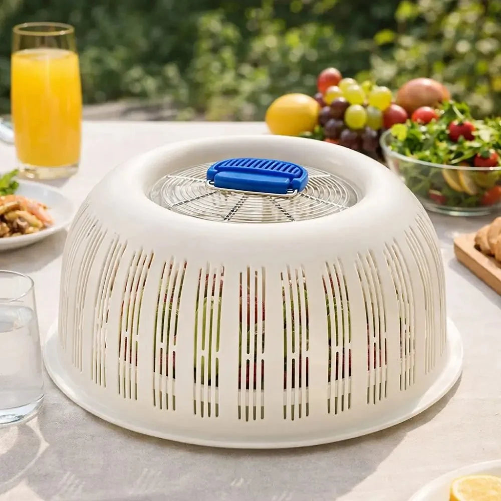 Food Covers, Breathable Fly Cover for Food, 2 in 1 Colander, Draining Basket for Fruit and Vegetables_04