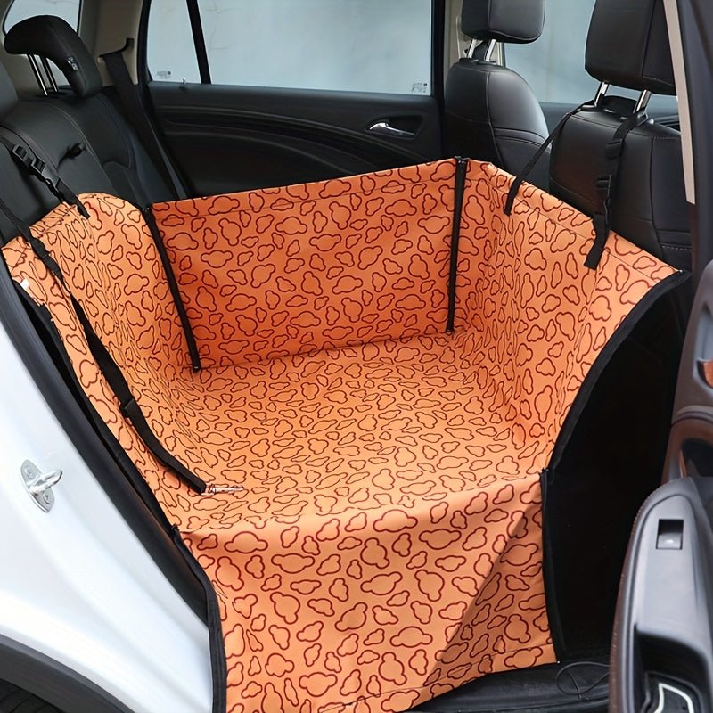 Rear Seat Cover for Dogs with 4 Nylon Straps – image 13