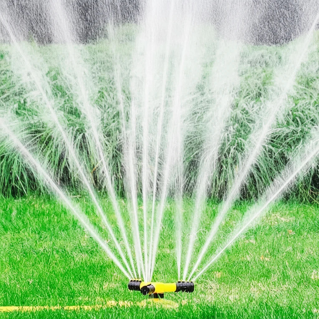 Garden Sprinkler 360 Degree Rotating, Water Sprinkler for Lawns and Flower Beds