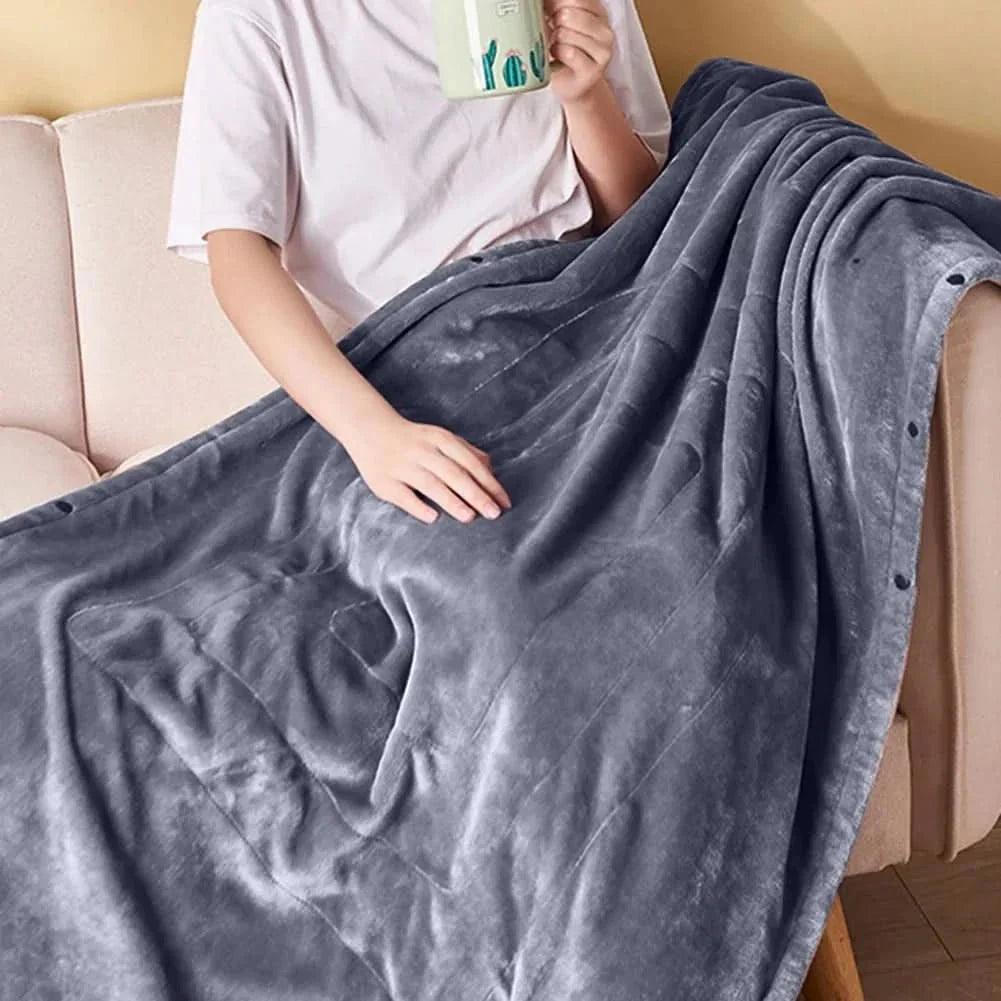 USB Heated Blanket, Heated Throw Blanket for Sofa in 100 x 80 cm or 140 x 80 cm – image 4