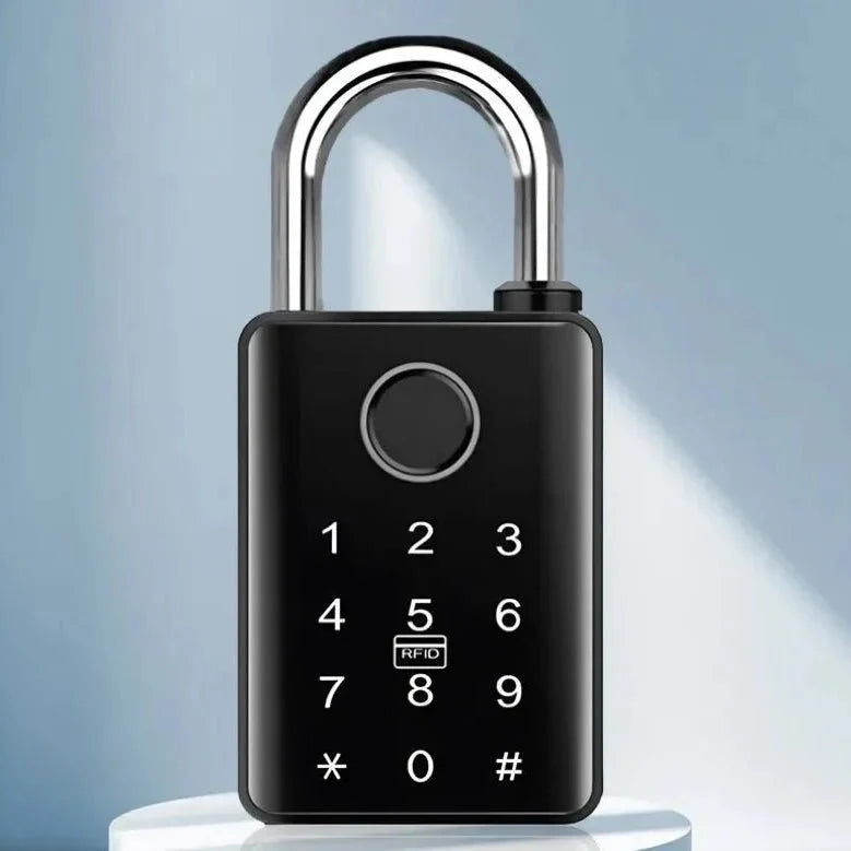 Fingerprint Padlock with Key – image 4
