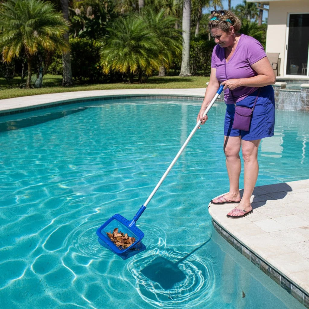 Pool Skimmer Net with Extra Deep Net