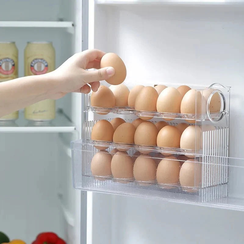 Egg Holder with Side Door, Egg Box for Fridge – image 5