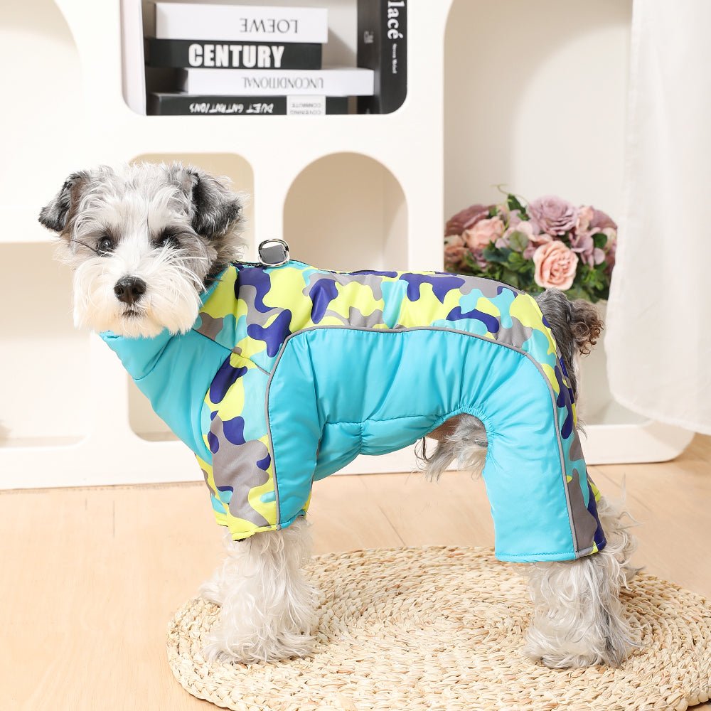 Dog Coat for Winter, Warm Winter Jacket for Dogs with Reflective Stripes, Water Repellent Dog Raincoat, Dog Clothes_02