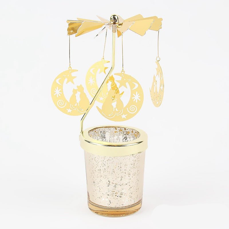 Candle Holders, Metal Christmas Candle Holder with Snowflake Design, Christmas Decorations, Festive Table Decor_08