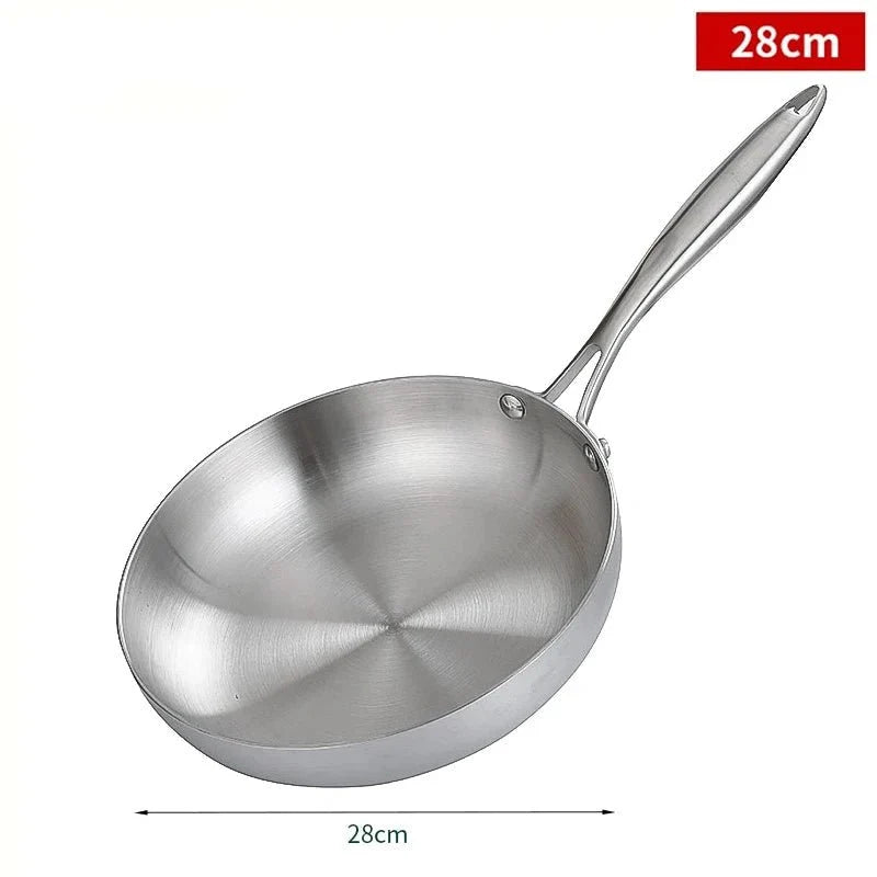 Stainless Steel Frying Pan, Induction Hob Pan – image 8