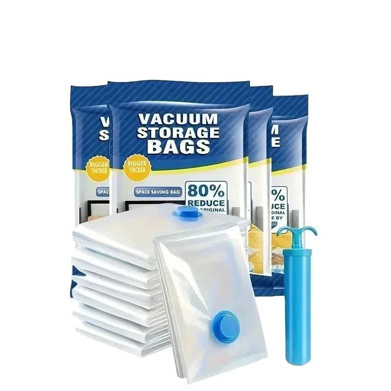 Vacuum Storage Bags with Pump, Travel Vacuum Bags for Suitcases and Wardrobes – image 9