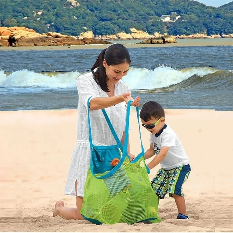 Mesh Storage Bag for Kids Toys, Lightweight Mesh Bags for Toy Storage