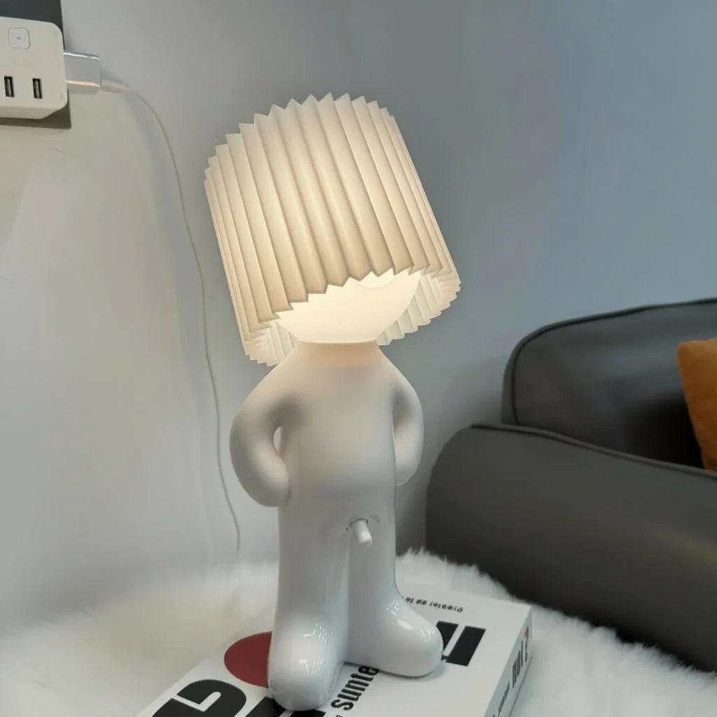 Small Table Lamp with Wobble Design, LED Lamp for Living Room and Children's Room, Cute Ambient Lighting_11