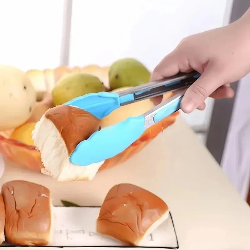 Cooking Tongs with Non-Slip Handle, Plastic Tongs for Serving Food, Lightweight Kitchen Tongs, Kitchen Accessories_03