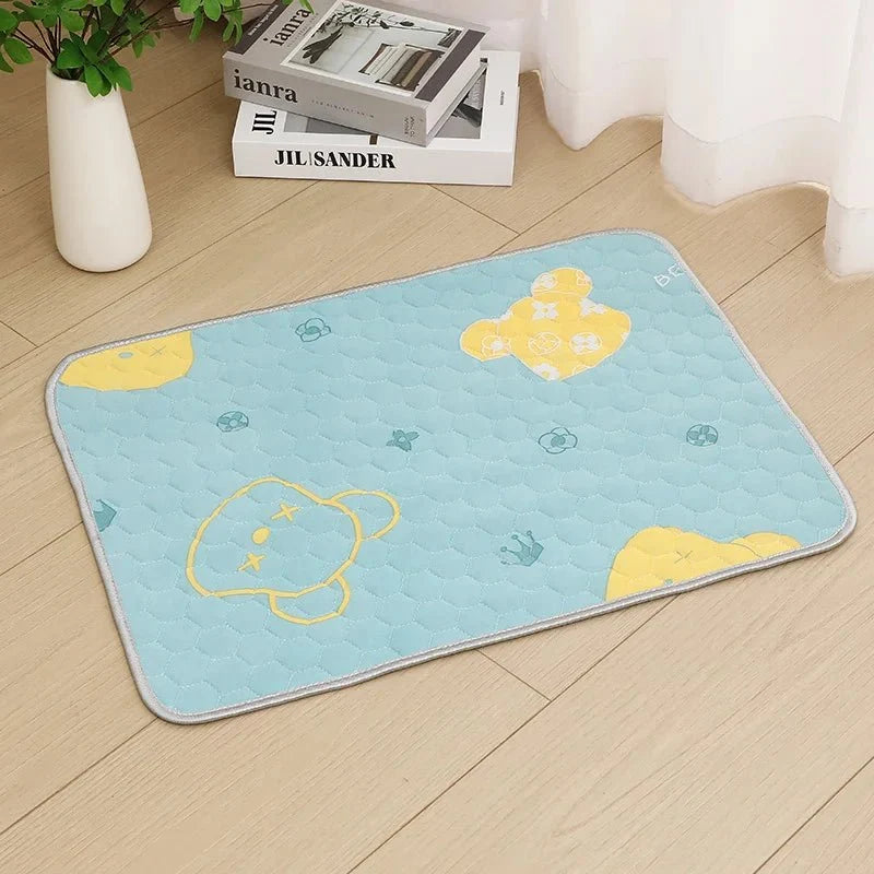 Dog Cooling Mat with Ice Silk Surface, Cooling Pad for Dogs, Padded Cooling Mat for Cats in 6 Sizes_08