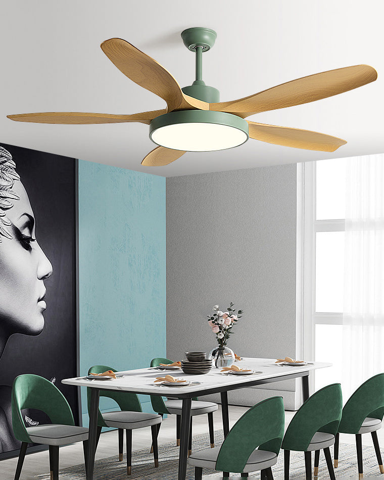 Scandinavian Ceiling Fan with LED Light & Remote Control | Modern Design for Year-Round Comfort 7