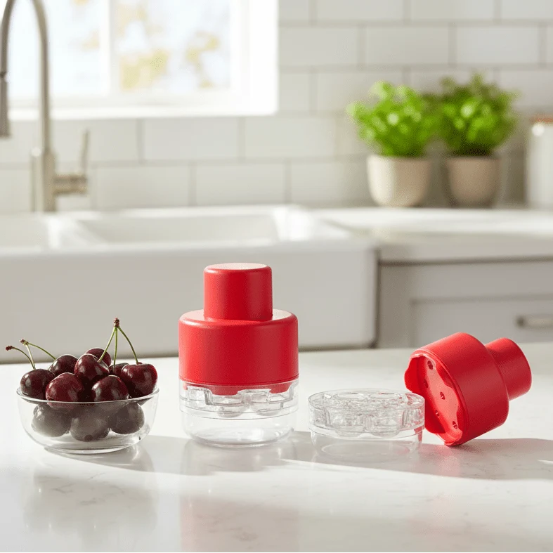 Fruit Corer in Stainless Steel, Core Remover Tool for Fruit and Vegetables, Kitchen Accessories for Quick Seed Removal_00