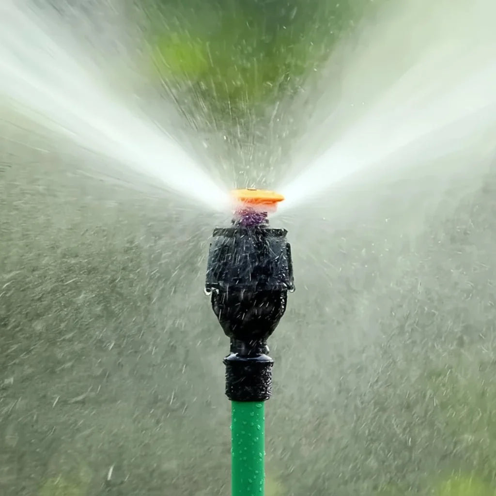 Garden Sprinkler System, Rotating Lawn Sprinkler with Adjustable Range – image 5