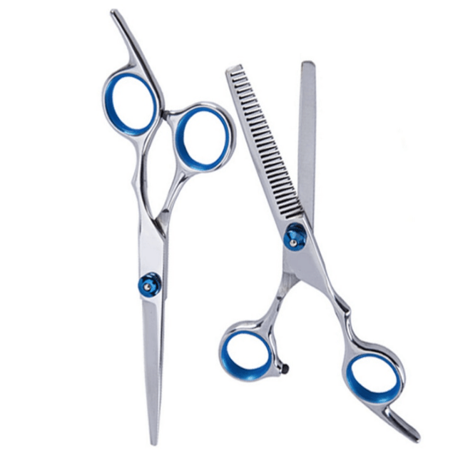 Hairdressing Scissors Set 10 Piece, Hair Cutting Scissors for Home Haircuts – image 4
