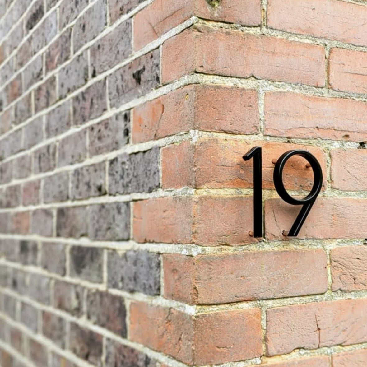 Floating House Numbers, Modern 3D Door Numbers in Zinc Alloy, Front Door Numbers with Screws and Spacers