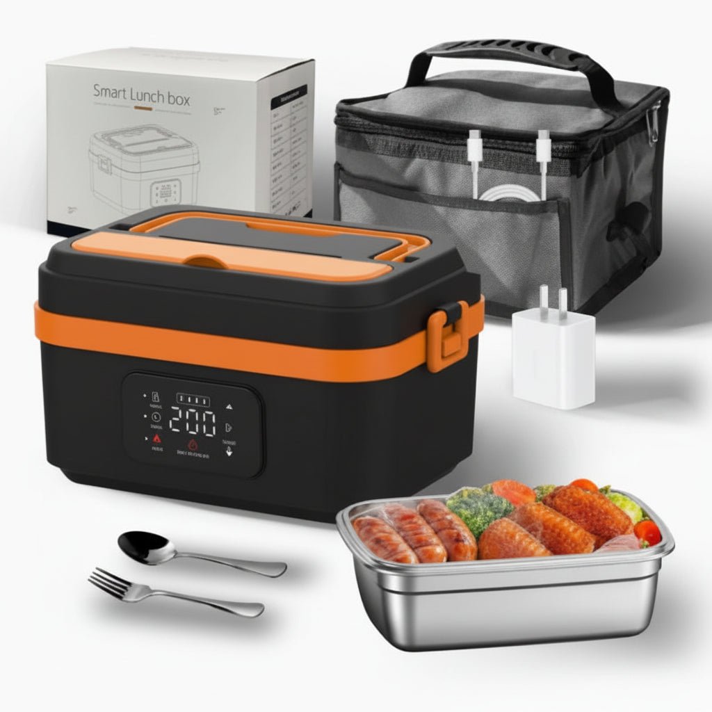 Electric Lunch Box Rechargeable, Cordless Heated Lunch Box without Water