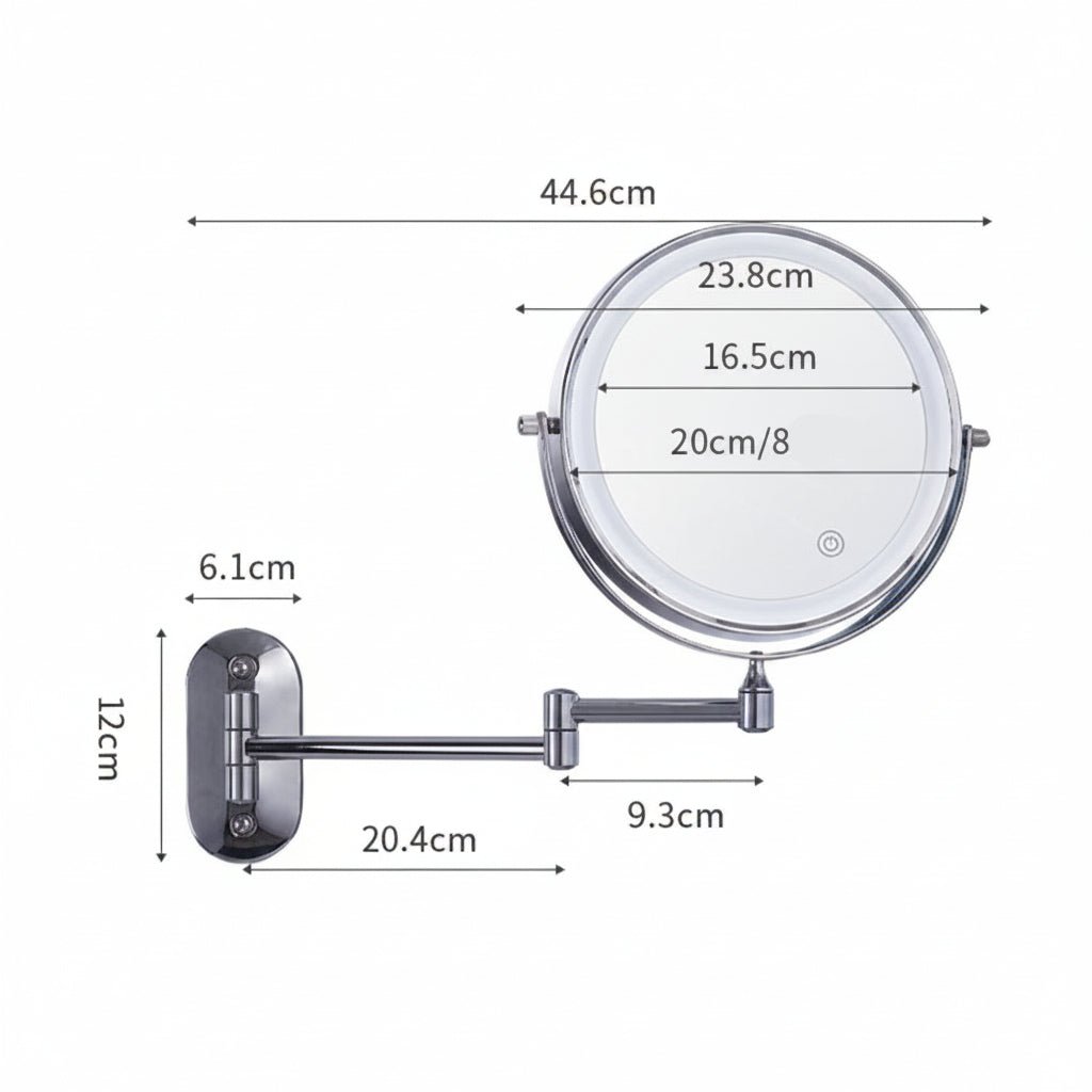Dressing Table Mirror with Lights, Light Up Mirror with 5x Magnification – image 10