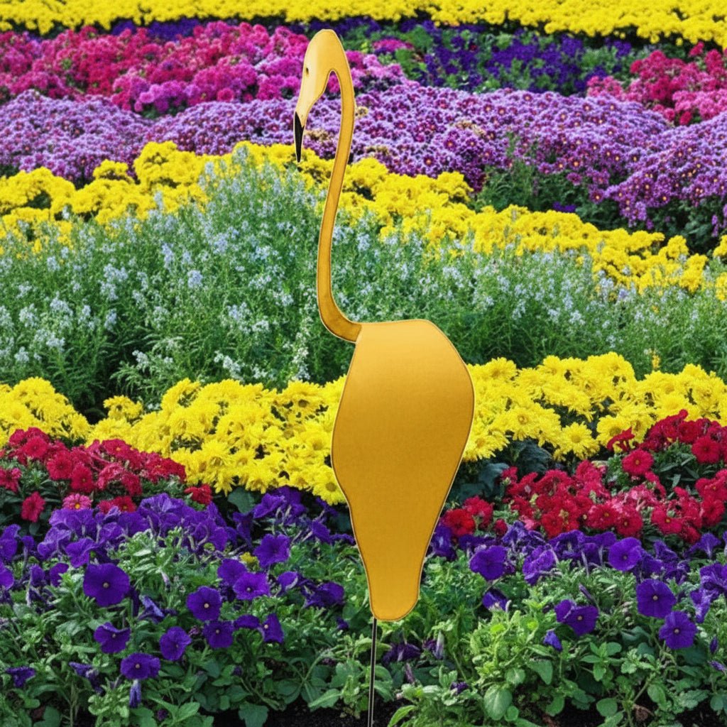 Garden Ornament, Hanging Bird Ornament with Wind Spinner, Metal Garden Art for Outdoor, Garden Decorations for Balcony_11