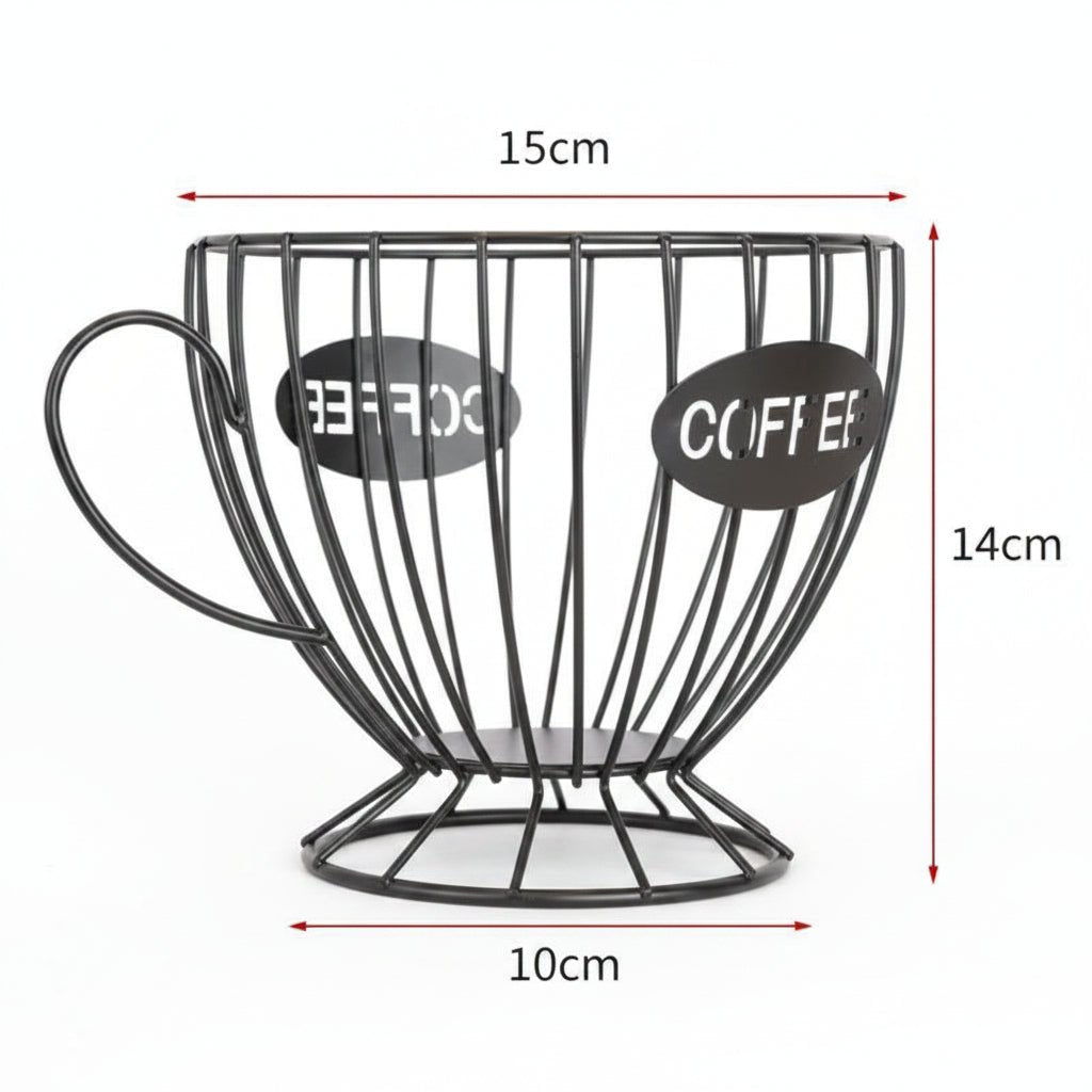 Kitchen Shelf for Coffee Capsules and Sweets, Metal Shelf – image 12
