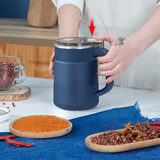 Flour Mill for Home, Electric Grain Mill, Grinding Machine with Stainless Steel Cup, Spice Grinder for Grains_04