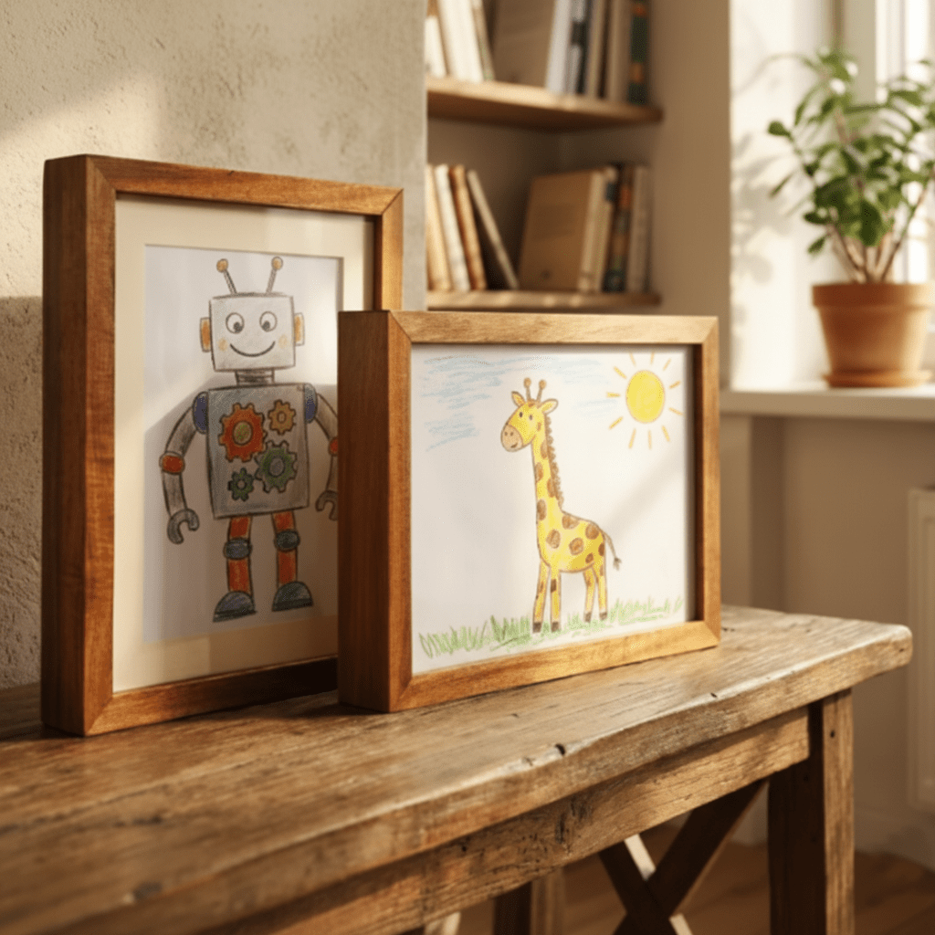A3 Picture Frame, A4 Frame for Kids Artwork with Storage – image 11