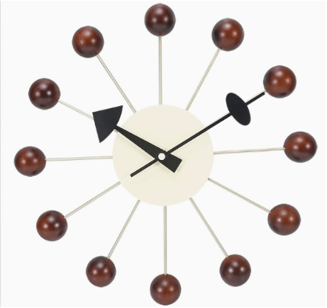 Wall Clocks for Living Room, Silent Sunburst Wall Clock 32 cm – image 9