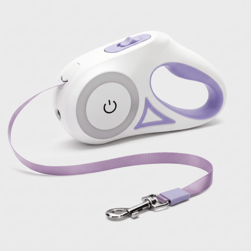 Retractable Dog Lead with LED Light, Extendable Dog Lead 3 m or 5 m with USB Rechargeable Battery for Dogs up to 30 kg_08