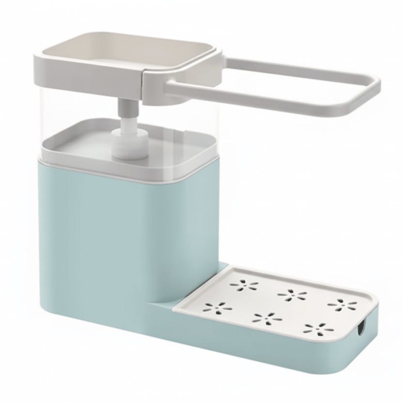 Washing Up Brush with Soap Dispenser, Kitchen Sink Accessories – image 10