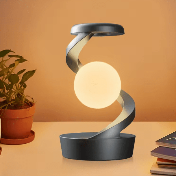 Floating Levitation Table Lamps with Gesture Control, RGB Bedside Lamp, LED Desk Lamp for Living Room, Ambient Lighting