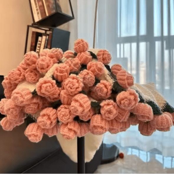 Throw Blanket with Rose Pattern, Throws for Sofas and Beds – image 10