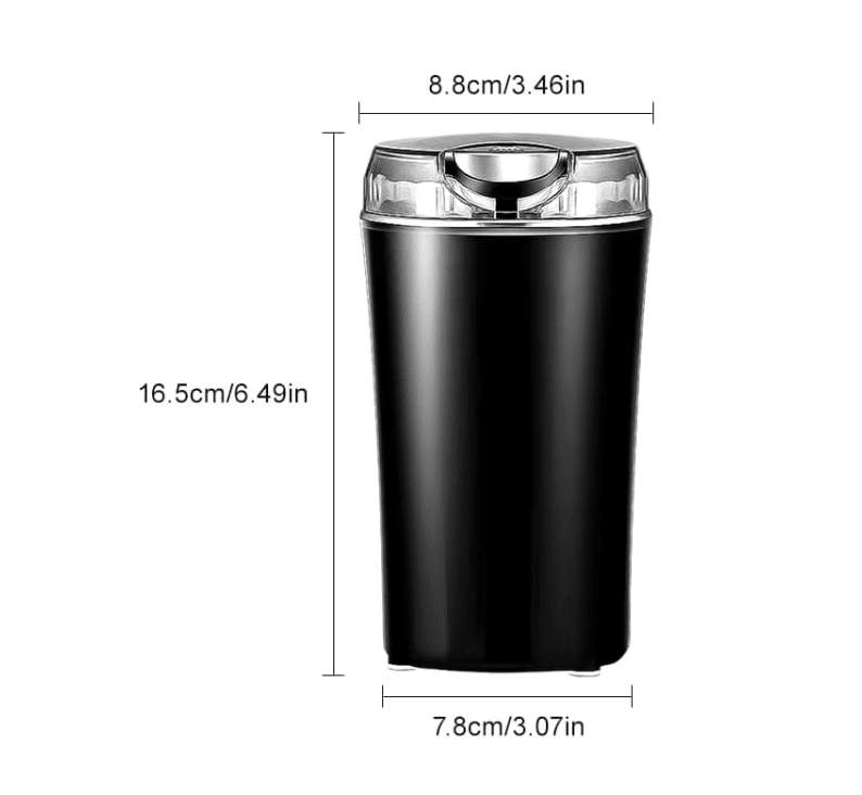 Electric Coffee Grinder Machine, Mini Coffee Bean Grinder and Spice Grinder in Stainless Steel for Dry Ingredients – image 8